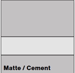 Matte/Cement ULTRAMATTES REVERSE 1/8IN - Rowmark UltraMattes Reverse Engravable